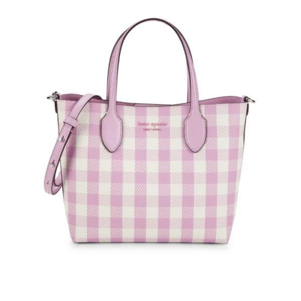 Kate Spade Gingham tote new with tags